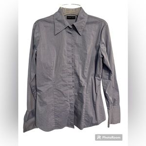 Denim Blue New York & Company Blouse. Size Medium.